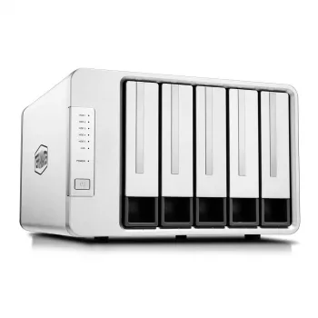 TerraMaster F5-422 NAS/krātuves serveris, galddatora tipa, Intel® Celeron® J3455, 4 GB DDR3, 0 TB, pelēks