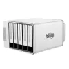 TerraMaster F5-422 NAS/krātuves serveris, galddatora tipa, Intel® Celeron® J3455, 4 GB DDR3, 0 TB, pelēks