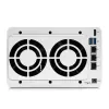 TerraMaster F5-422 NAS/krātuves serveris, galddatora tipa, Intel® Celeron® J3455, 4 GB DDR3, 0 TB, pelēks