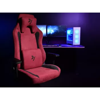 Spēļu krēsls Arozzi Vernazza Supersoft Bordeaux ergonomisks dizains