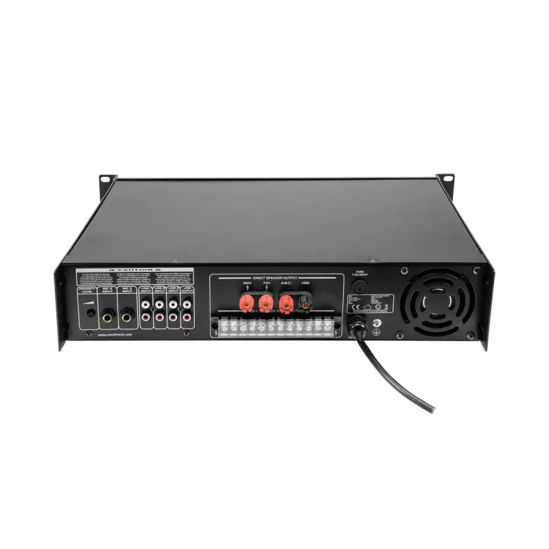 Audio pastiprinātājs Omnitronic 80709782 180 W A/B klase Melns