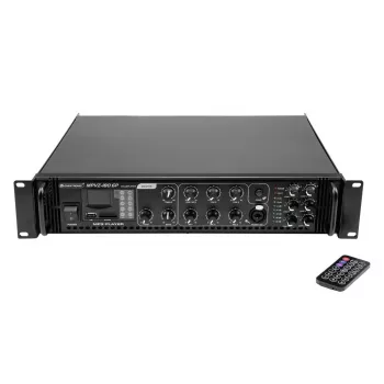 Audio pastiprinātājs Omnitronic 80709782 180 W A/B klase Melns