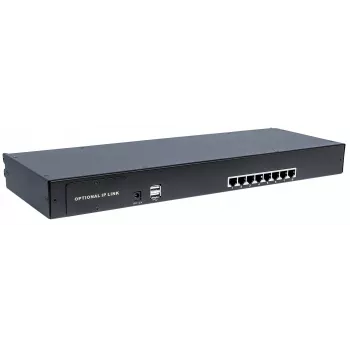 Intellinet Modular 8-Port CAT5 VGA KVM Switch, For Use with Product Numbers 507622, 507738, 507981, 507998, 508025, 508032, 508049 & 508056