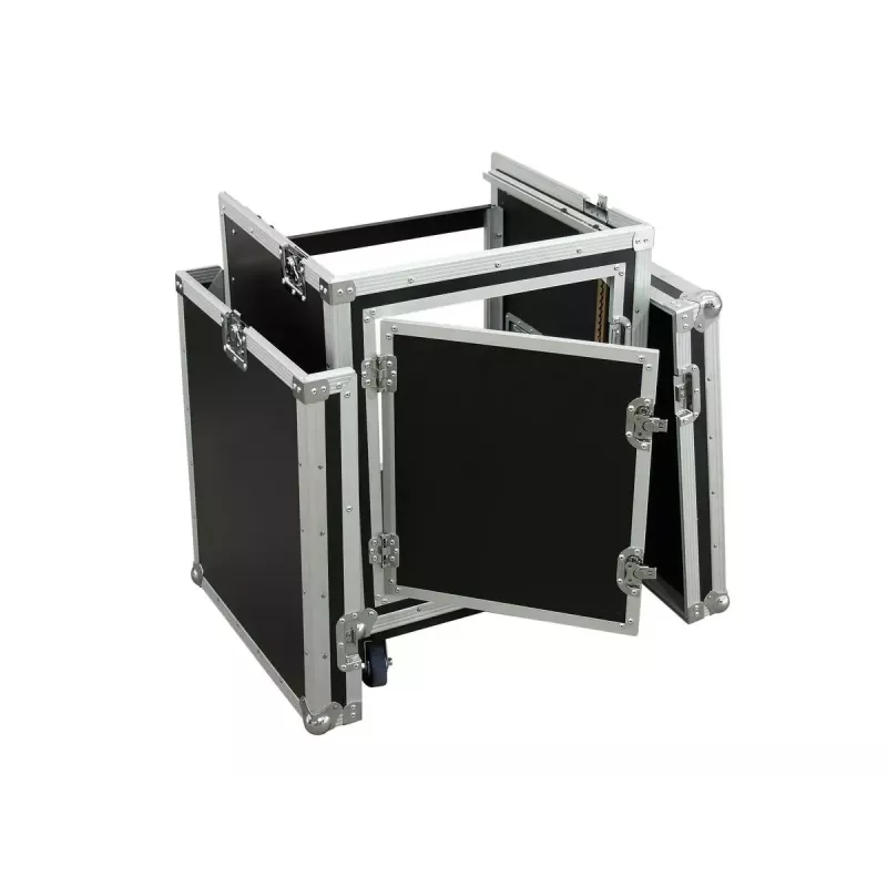 Flight case Roadinger 3010999M Plywood Melns Silver 25 kg