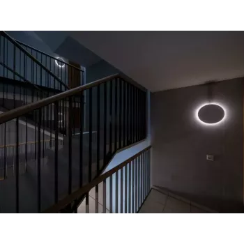 Griestu gaismeklis Steinel RS PRO R20 plus SC, apaļš, iebūvēta LED, 15,86 W, balts, 350×55 mm, kustības sensors