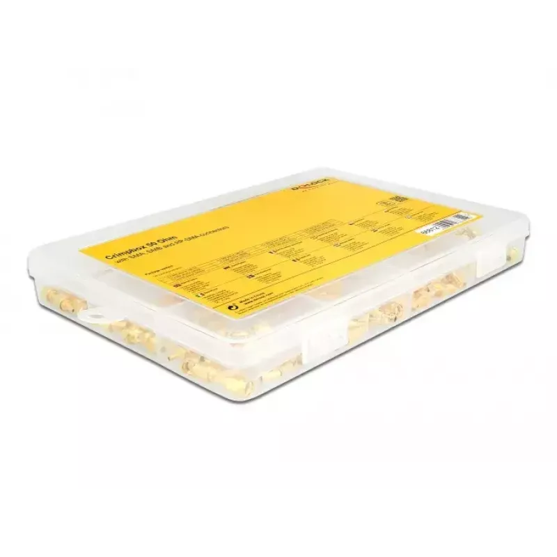 Vadu savienotājs DeLOCK 66812 SMA SMB RP-SMA zelta