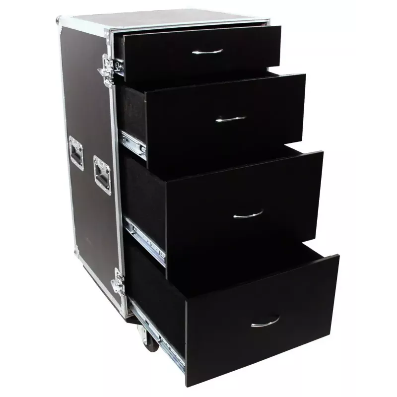 Flight case Roadinger 30126432 Saplāksnis Melns Sudraba 64.5 kg