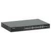 Intellinet 24-Port Gigabit Ethernet PoE+ Web-Managed Switch ar 4 Gigabit Combo Base-T/SFP portiem, IEEE 802.3at/af Power over Ethernet (PoE+/PoE) atbalsts, 370 W, Endspan, 19 inch statņu stiprinājums