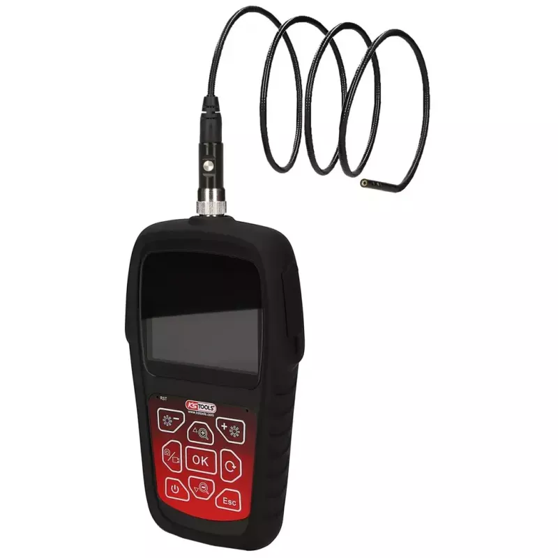 Industriālais endoskops KS Tools 550.7530, svars 525 g, rokas inspekcijas kamera