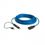 USB kabelis Icron 00-00351 USB 3.2 Gen 1 15m USB A melns zils