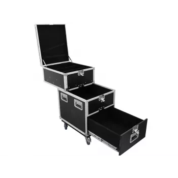 Transporta koferis Roadinger 30126430 saplāksnis 38 kg melns sudrabots