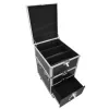 Transporta koferis Roadinger 30126430 saplāksnis 38 kg melns sudrabots