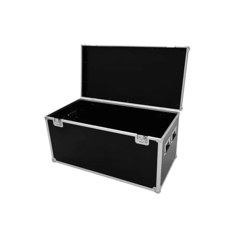 Pārnēsājams ceļojuma koferis Roadinger 30127010 no bērza koka, melns/sudraba 15,7 kg
