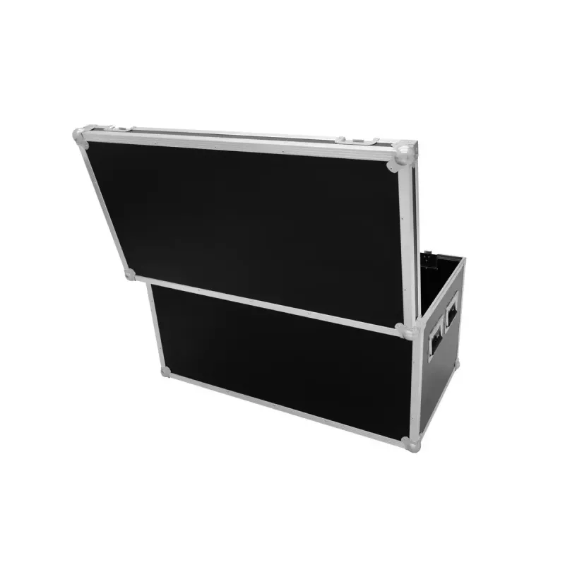 Pārnēsājams ceļojuma koferis Roadinger 30127010 no bērza koka, melns/sudraba 15,7 kg