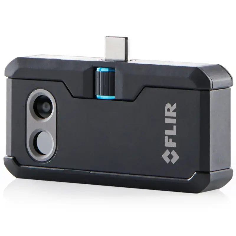 Termokamera FLIR FP3IC 160×120 px, 8,7 Hz, NETD 150 mK, -20–400 °C, USB-C, metāla korpuss