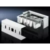 Rack accessory Rittal 7480.300 — 3U, 19 collas (48,3 cm), platums 482,6 mm, dziļums 220 mm, balts