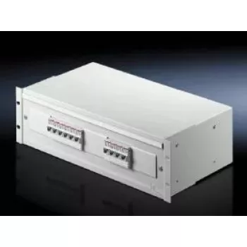 Rack accessory Rittal 7480.300 — 3U, 19 collas (48,3 cm), platums 482,6 mm, dziļums 220 mm, balts