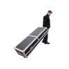 Cietais futrālis Roadinger 30124208 DJ galdam Saplāksnis Melns Sudraba