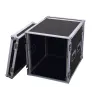 Flight case Roadinger 30109793 saplāksnis melns sudrabains 23,7 kg