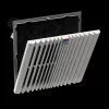 Plaukta piederums Rittal 3244.810 — iebūvēts ventilators, 1 ventilators, gaisa plūsma 770 m³/h, plastmasas korpuss, pelēks