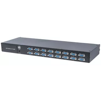 Intellinet Modular 16-Port VGA KVM Switch, For Use with Product Numbers For Use with Product Numbers 507622, 507738, 507981, 507998, 508025, 508032, 508049 & 508056