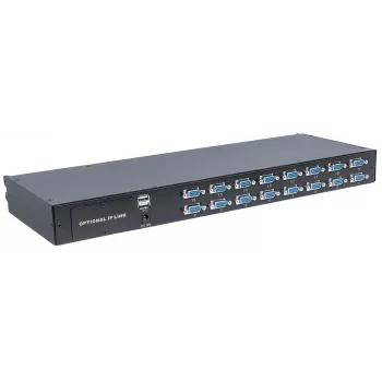 Intellinet Modular 16-Port VGA KVM Switch, For Use with Product Numbers For Use with Product Numbers 507622, 507738, 507981, 507998, 508025, 508032, 508049 & 508056