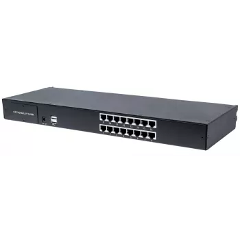 Intellinet Modular 16-Port CAT5 VGA KVM Switch, For Use with Product Numbers 507622, 507738, 507981, 507998, 508025, 508032, 508049 & 508056
