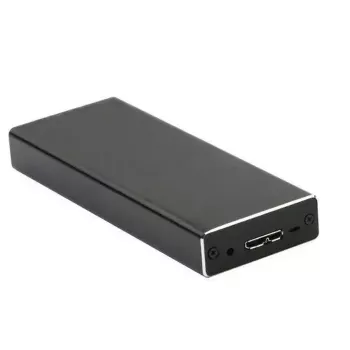 CoreParts MSUB2340 glabāšanas diskdziņa korpuss SSD korpuss Melns