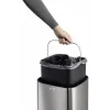 Durable TOUCH 21L taisnstūra nerūsējošā tērauda melns sudrabs