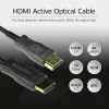 ACT 50 metri HDMI Premium 4K Active Optical kabelis v2.0 HDMI-A vīriešu - HDMI-A vīriešu