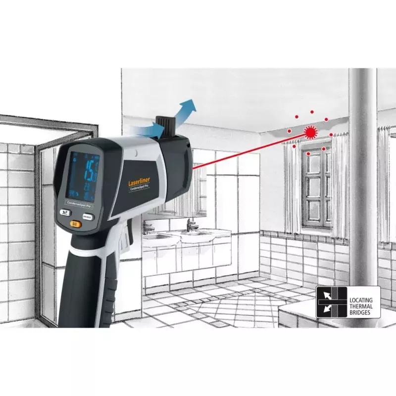 Laserliner CondenseSpot Pro temperatūras un mitruma mērīšanas ierīce