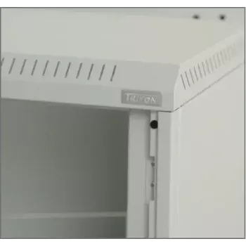 Pie sienas stiprināms plaukts Triton Triton 19 collu plaukts Wall-mount 4U/500 stikla durvis