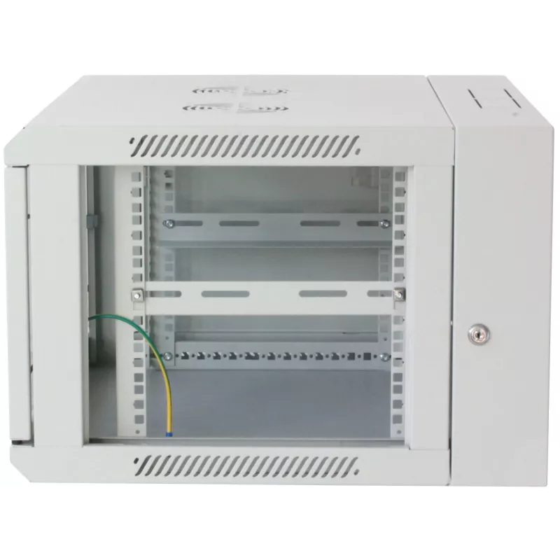 Intellinet 19 collu tīkla skapis – sienas stiprinājums (dubultā sekcija ar veramu izvēršanu), 15U, 550 mm dziļš, pelēks, salikts, maks. 30 kg, izveras, lai piekļūtu skapja aizmugurei, kad uzstādīts pie sienas, statīvs, izmantojamais dziļums 425 mm, sienas montāžas daļas nav iekļautas