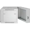 Intellinet 19 collu tīkla skapis – sienas stiprinājums (dubultā sekcija ar veramu izvēršanu), 15U, 550 mm dziļš, pelēks, salikts, maks. 30 kg, izveras, lai piekļūtu skapja aizmugurei, kad uzstādīts pie sienas, statīvs, izmantojamais dziļums 425 mm, sienas montāžas daļas nav iekļautas