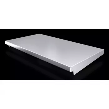 Plaukta augšdaļa Rittal AX 2476.010 — nerūsējošais tērauds, augstums 47 mm, svars 3.48 kg