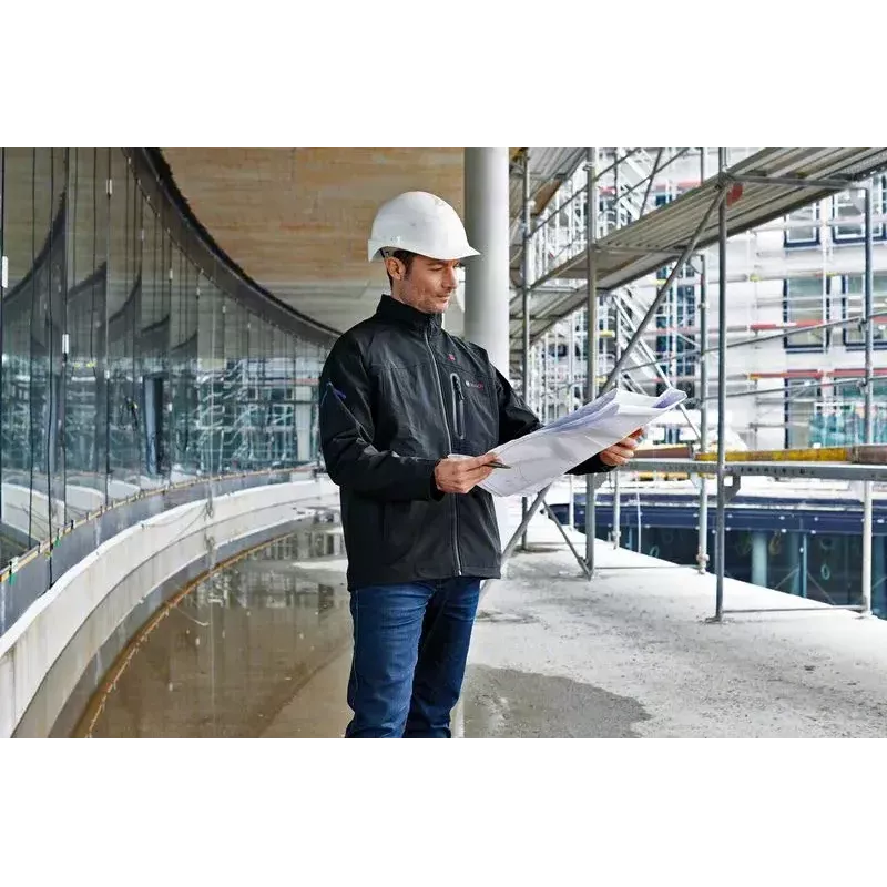 Bosch GHJ 12+18V XA Professional apsildāmā jaka izmērs S melna