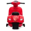 Elektriskais braucamrīks Jamara Vespa Mini skrejritenis — darbināms ar baterijām, 4 riteņi, vecumam no 1,6 gadiem, gaismas, krāsas: melna/sarkana