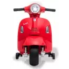 Elektriskais braucamrīks Jamara Vespa Mini skrejritenis — darbināms ar baterijām, 4 riteņi, vecumam no 1,6 gadiem, gaismas, krāsas: melna/sarkana