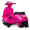 Elektriskais braucamais Jamara Vespa Mini skrejritenis, darbināms ar baterijām, 4 riteņi, vecumam no 1,6 gadiem, gaismas, melns vai rozā