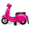 Elektriskais braucamais Jamara Vespa Mini skrejritenis, darbināms ar baterijām, 4 riteņi, vecumam no 1,6 gadiem, gaismas, melns vai rozā
