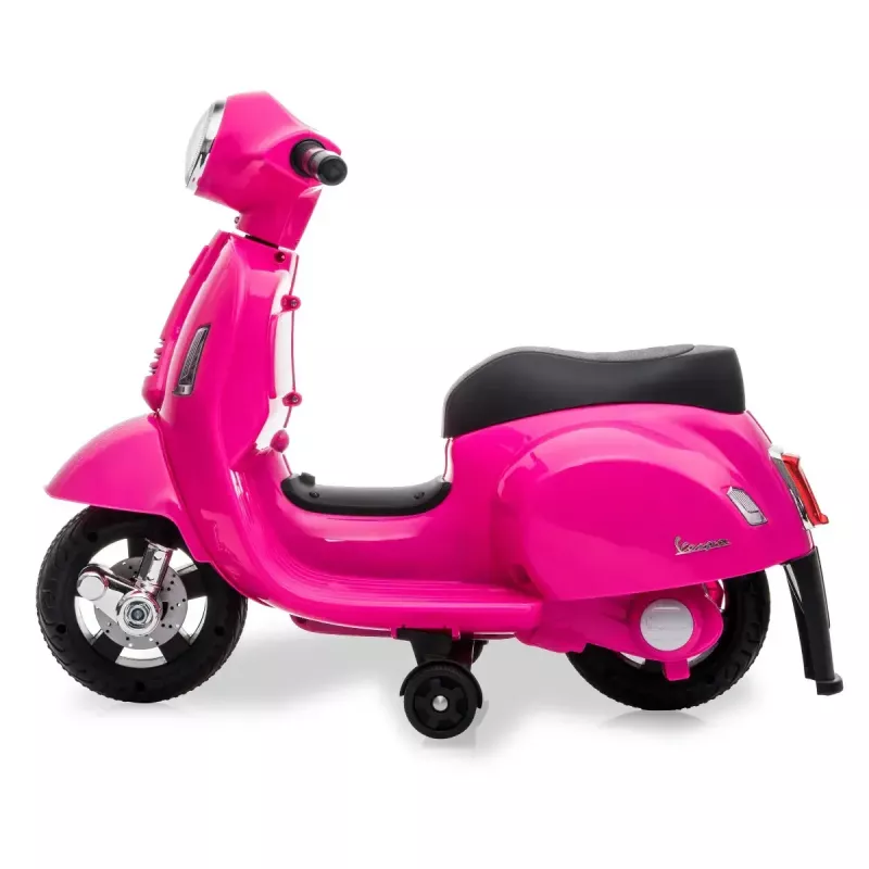 Elektriskais braucamais Jamara Vespa Mini skrejritenis, darbināms ar baterijām, 4 riteņi, vecumam no 1,6 gadiem, gaismas, melns vai rozā