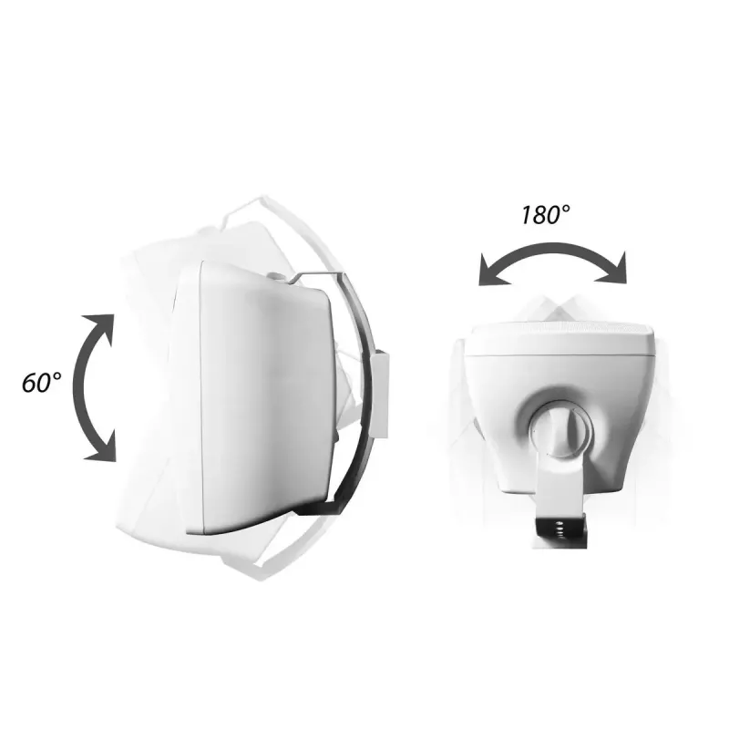 2-way Loudspeaker Omnitronic 11036925 balta Wired 40 W