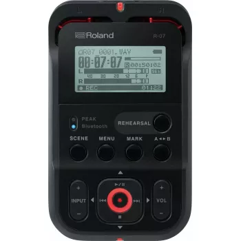Digitālais audio ierakstītājs Roland R-07-BK