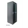 Intellinet 19 collu tīkla skapis – brīvi stāvošs (pamata), 22U, 600x800 mm (platums x dziļums), melns, plakanā iepakojumā, maks. 600 kg, vienpunkta durvju slēdzene, viena slēdzene katram sānu panelim, izmantojamais dziļums 123 līdz 573 mm, statīvs, IP20 novērtējums, tērauds