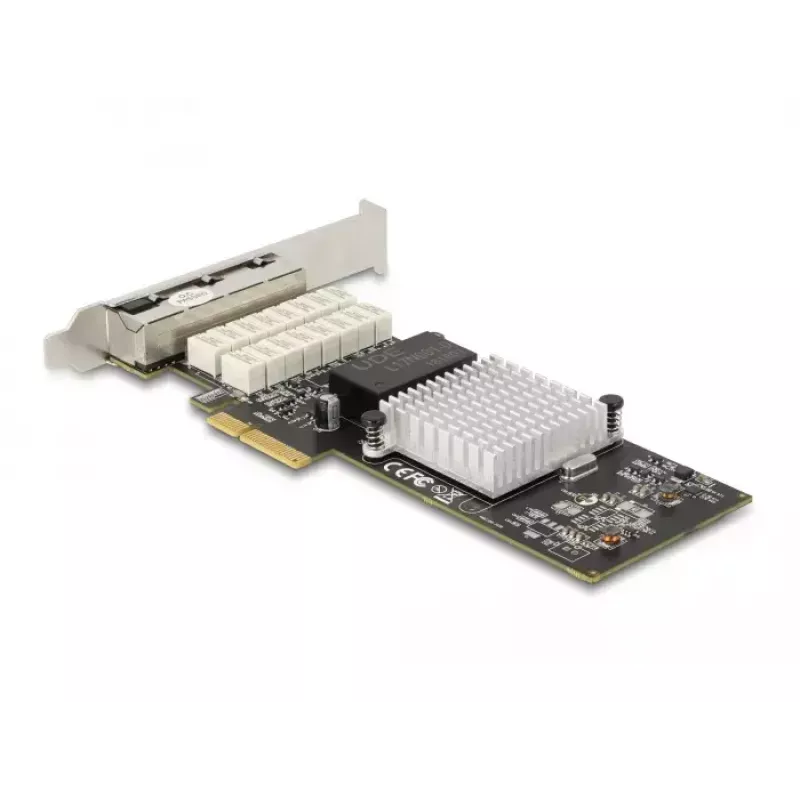 DeLOCK 88610 PCIe saskarnes karte RJ-45 Intel i350 4 Gbit/s