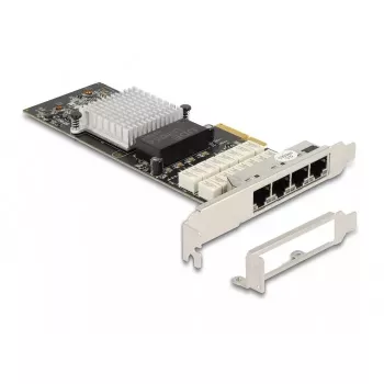 DeLOCK 88610 PCIe saskarnes karte RJ-45 Intel i350 4 Gbit/s