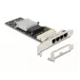 DeLOCK 88610 PCIe saskarnes karte RJ-45 Intel i350 4 Gbit/s