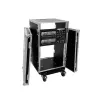 Hard case Roadinger 30109132 Aluminium Melns Silver 555x630x985mm