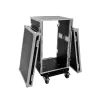 Hard case Roadinger 30109132 Aluminium Melns Silver 555x630x985mm