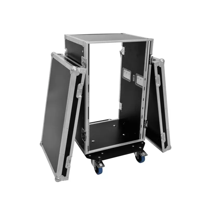Hard case Roadinger 30109132 Aluminium Melns Silver 555x630x985mm